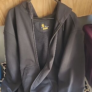 Carhartt Charcoal Full-Zip Hoodie